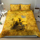 Mansa Musa Bedding Set Golden Legacy Theme Ancient Map Regal Portrait of Mali Emperor Timbuktu - African Pride