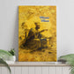 Mansa Musa Canvas Wall Art Golden Legacy Theme Ancient Map Regal Portrait of Mali Emperor Timbuktu - African Pride