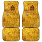 Mansa Musa Car Mats Golden Legacy Theme Ancient Map Regal Portrait of Mali Emperor Timbuktu - African Pride