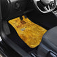 Mansa Musa Car Mats Golden Legacy Theme Ancient Map Regal Portrait of Mali Emperor Timbuktu - African Pride
