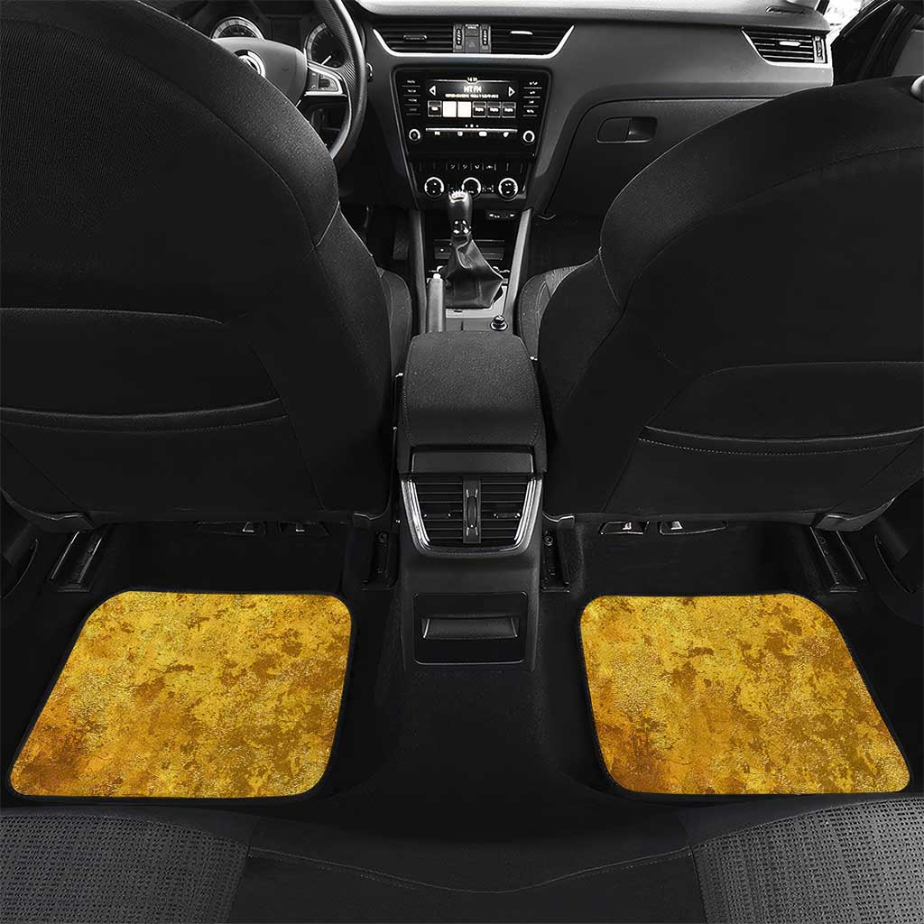 Mansa Musa Car Mats Golden Legacy Theme Ancient Map Regal Portrait of Mali Emperor Timbuktu - African Pride