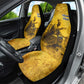 Mansa Musa Car Seat Cover Golden Legacy Theme Ancient Map Regal Portrait of Mali Emperor Timbuktu - African Pride