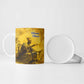 Mansa Musa Ceramic Mug Golden Legacy Theme Ancient Map Regal Portrait of Mali Emperor Timbuktu - African Pride