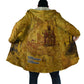 Mansa Musa Cloak Golden Legacy Theme Ancient Map Regal Portrait of Mali Emperor Timbuktu - African Pride