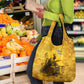Mansa Musa Grocery Bag Golden Legacy Theme Ancient Map Regal Portrait of Mali Emperor Timbuktu - African Pride