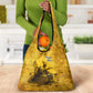 Mansa Musa Grocery Bag Golden Legacy Theme Ancient Map Regal Portrait of Mali Emperor Timbuktu - African Pride