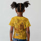 Mansa Musa Kid T shirt Golden Legacy Theme Ancient Map Regal Portrait of Mali Emperor Timbuktu - African Pride