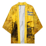 Mansa Musa Kimono Golden Legacy Theme Ancient Map Regal Portrait of Mali Emperor Timbuktu - African Pride