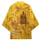 Mansa Musa Kimono Golden Legacy Theme Ancient Map Regal Portrait of Mali Emperor Timbuktu - African Pride