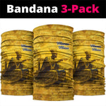 Mansa Musa Neck Gaiter Golden Legacy Theme Ancient Map Regal Portrait of Mali Emperor Timbuktu - African Pride