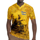 Mansa Musa Rugby Jersey Golden Legacy Theme Ancient Map Regal Portrait of Mali Emperor Timbuktu - African Pride