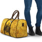 Mansa Musa Travel Bag Golden Legacy Theme Ancient Map Regal Portrait of Mali Emperor Timbuktu - African Pride