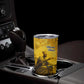 Mansa Musa Tumbler Cup Golden Legacy Theme Ancient Map Regal Portrait of Mali Emperor Timbuktu - African Pride