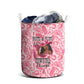 Black Cowgirl Laundry Basket Boots And Bling - Pink Leopard Western Diva Melanin