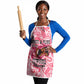 Black Cowgirl Apron Boots And Bling - Pink Leopard Western Diva Melanin
