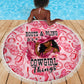 Black Cowgirl Beach Blanket Boots And Bling - Pink Leopard Western Diva Melanin