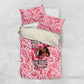 Black Cowgirl Bedding Set Boots And Bling - Pink Leopard Western Diva Melanin