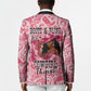 Black Cowgirl Blazer Boots And Bling - Pink Leopard Western Diva Melanin
