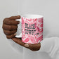 Black Cowgirl Ceramic Mug Boots And Bling - Pink Leopard Western Diva Melanin