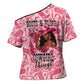 Black Cowgirl Cross Shoulder Shirt Boots And Bling - Pink Leopard Western Diva Melanin