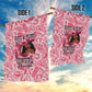 Black Cowgirl Garden Flag Boots And Bling - Pink Leopard Western Diva Melanin