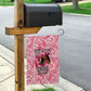 Black Cowgirl Garden Flag Boots And Bling - Pink Leopard Western Diva Melanin