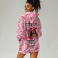 Black Cowgirl Hoodie Dress Boots And Bling - Pink Leopard Western Diva Melanin