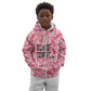 Black Cowgirl Kid Hoodie Boots And Bling - Pink Leopard Western Diva Melanin