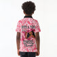 Black Cowgirl Kid Polo Shirt Boots And Bling - Pink Leopard Western Diva Melanin