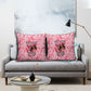 Black Cowgirl Pillow Cover Boots And Bling - Pink Leopard Western Diva Melanin