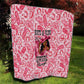 Black Cowgirl Quilt Boots And Bling - Pink Leopard Western Diva Melanin