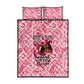 Black Cowgirl Quilt Bed Set Boots And Bling - Pink Leopard Western Diva Melanin