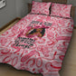 Black Cowgirl Quilt Bed Set Boots And Bling - Pink Leopard Western Diva Melanin