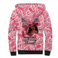 Black Cowgirl Sherpa Hoodie Boots And Bling - Pink Leopard Western Diva Melanin