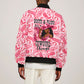 Black Cowgirl Sleeve Zip Bomber Jacket Boots And Bling - Pink Leopard Western Diva Melanin