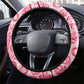 Black Cowgirl Steering Wheel Cover Boots And Bling - Pink Leopard Western Diva Melanin