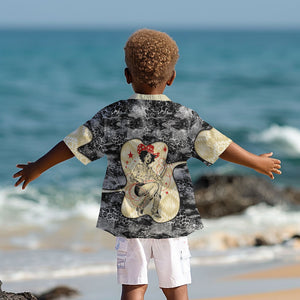 Black Cowgirl Lasso Horseshoe Kid Hawaiian Shirt Vintage Retro Leopard Animal