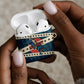 Bill Pickett Black Cowboy AirPods Case Western American Heritage - Grunge Stars And Stripes