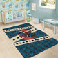 Bill Pickett Black Cowboy Area Rug Western American Heritage - Grunge Stars And Stripes