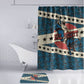 Bill Pickett Black Cowboy Bathroom Set Western American Heritage - Grunge Stars And Stripes