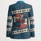 Bill Pickett Black Cowboy Blazer Western American Heritage - Grunge Stars And Stripes