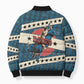 Bill Pickett Black Cowboy Bomber Puffer Jacket Western American Heritage - Grunge Stars And Stripes