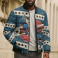 Bill Pickett Black Cowboy Bomber Puffer Jacket Western American Heritage - Grunge Stars And Stripes