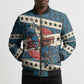 Bill Pickett Black Cowboy Bomber Puffer Jacket Western American Heritage - Grunge Stars And Stripes