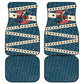 Bill Pickett Black Cowboy Car Mats Western American Heritage - Grunge Stars And Stripes