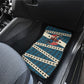 Bill Pickett Black Cowboy Car Mats Western American Heritage - Grunge Stars And Stripes