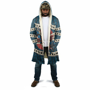 Bill Pickett Black Cowboy Cloak Western American Heritage - Grunge Stars And Stripes