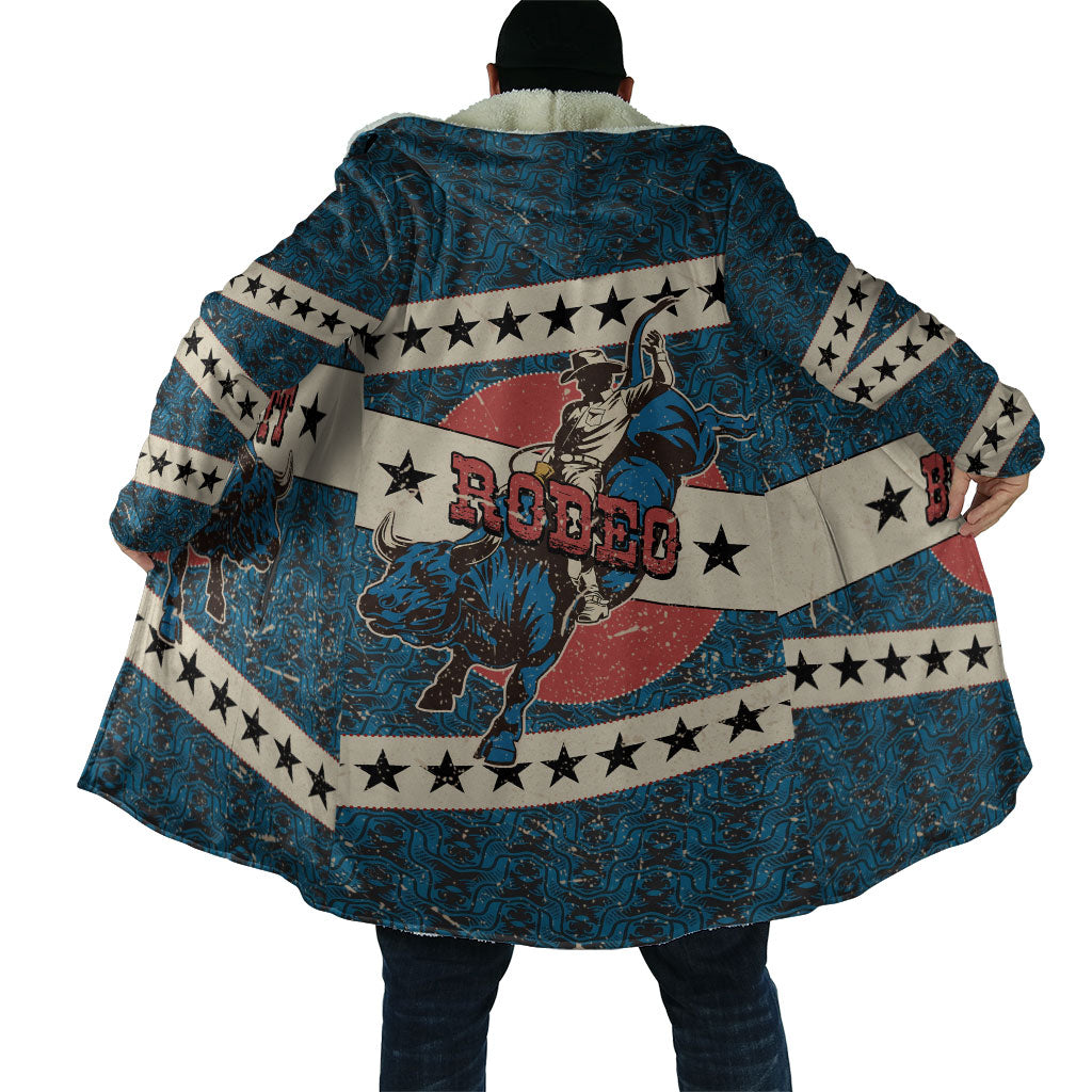 Bill Pickett Black Cowboy Cloak Western American Heritage - Grunge Stars And Stripes