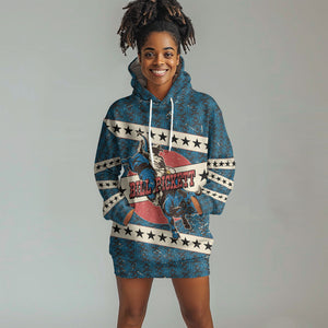 Bill Pickett Black Cowboy Hoodie Dress Western American Heritage - Grunge Stars And Stripes