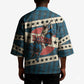 Bill Pickett Black Cowboy Kimono Western American Heritage - Grunge Stars And Stripes